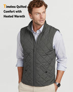Men's Graphene Heated Vest (Quilted),M882534