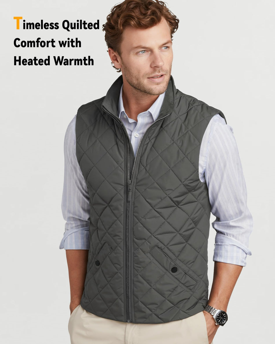 Men's Graphene Heated Vest (Quilted),M882534
