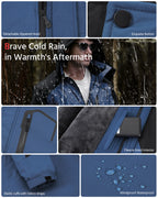 Men's Fur-Lined 6-Zone Graphene Heated Jacket