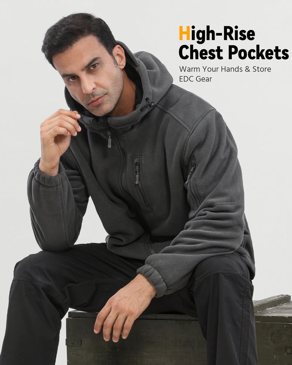 Men's Fleece 6-Zone Graphene Heated Jacket