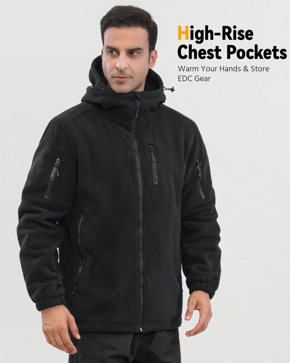 Men's Fleece 6-Zone Graphene Heated Jacket