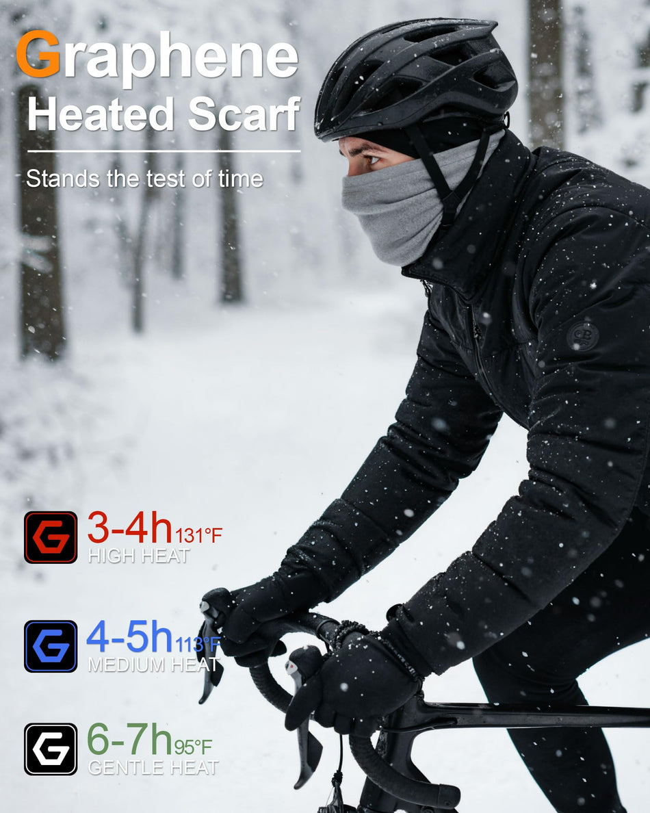 Men's Thermal 1-Zone Graphene Heated Neck Gaiter