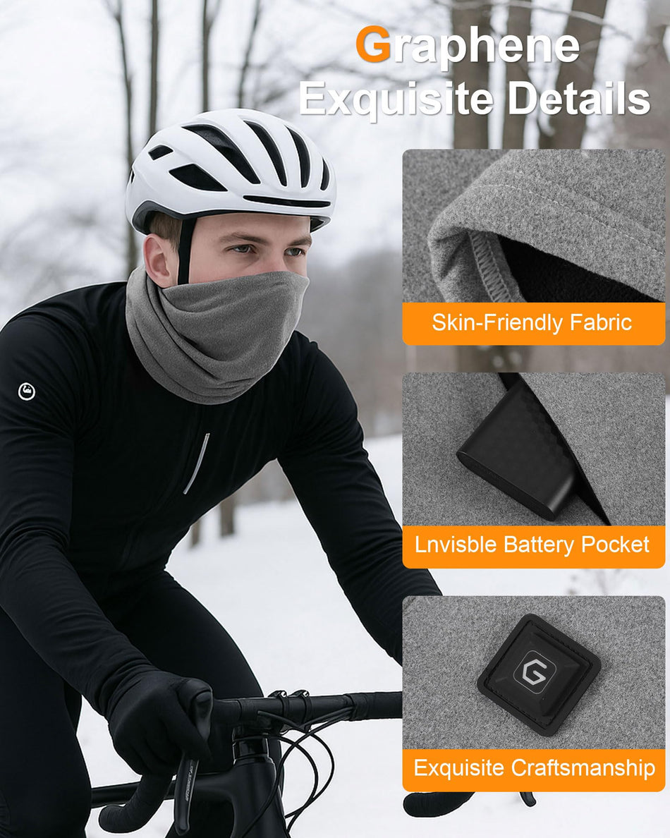 Men's Thermal 1-Zone Graphene Heated Neck Gaiter