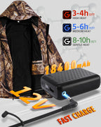 Men's High-Pocket Softshell 6-Zone Graphene Heated Jacket