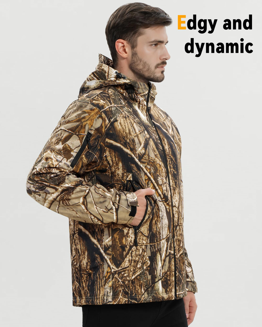 Men's High-Pocket Softshell 6-Zone Graphene Heated Jacket