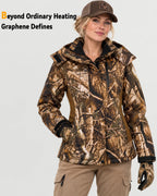 Women's Color-Block Hardshell 6-Zone Graphene Heated Jacket | W409