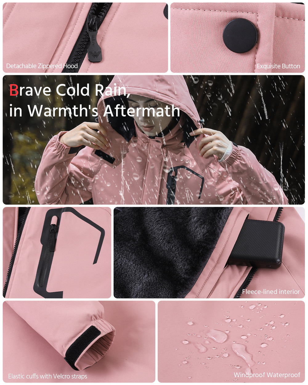 Women's Hardshell 6-Zone Graphene Heated Jacket