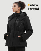 Women's Drawstring Hardshell 6-Zone Graphene Heated Jacket