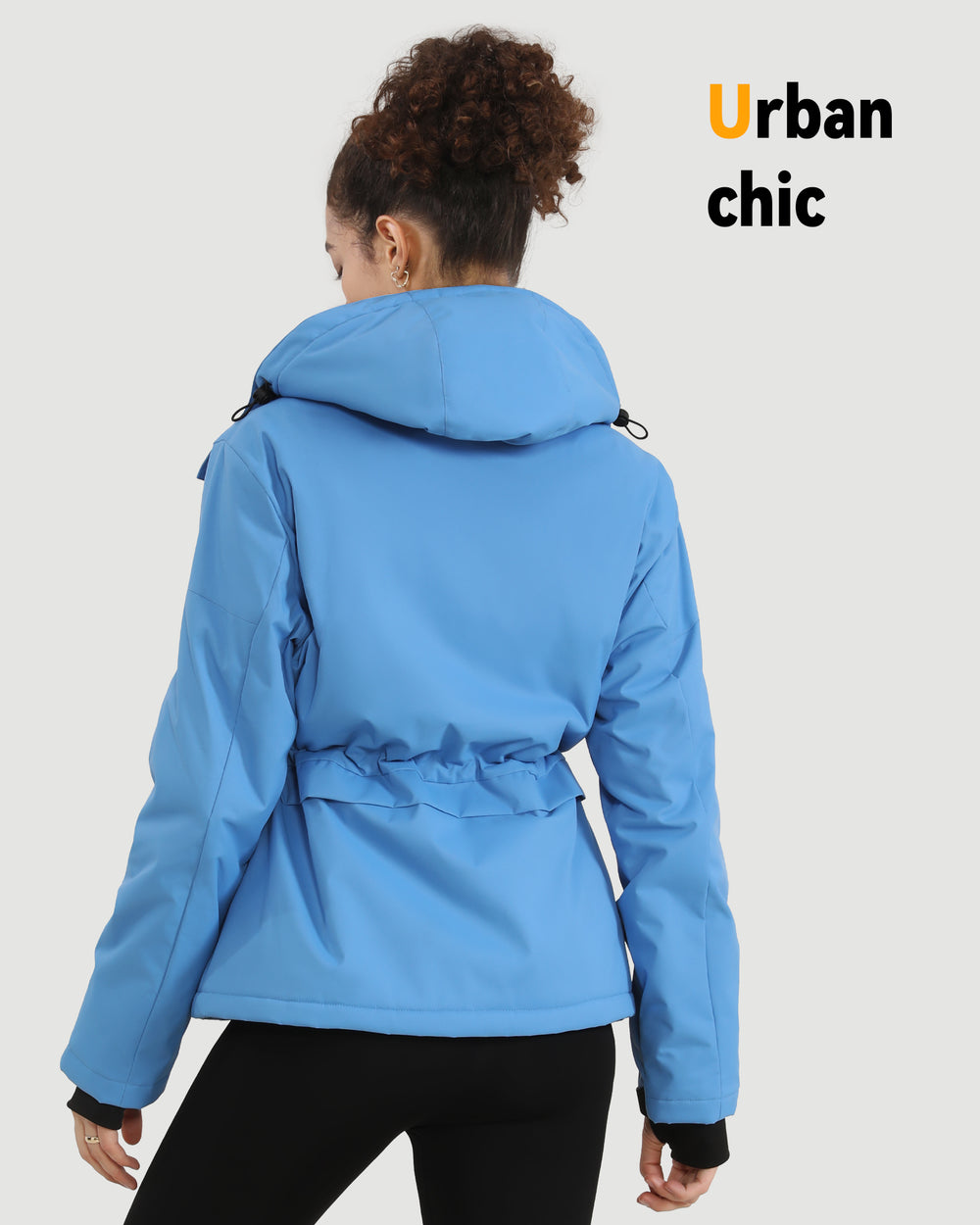 Women's Drawstring Hardshell 6-Zone Graphene Heated Jacket