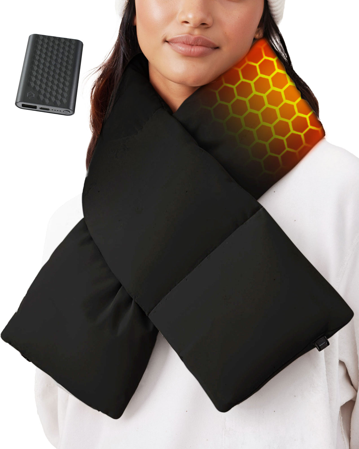 Women's Graphene Heated Puffer Scarf,W882503