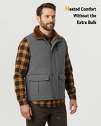 Men's Graphene Heated Utility Vest (Fleece-Lined),M882535