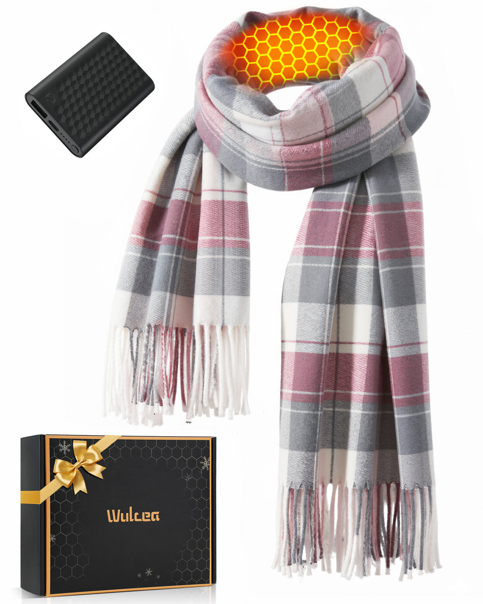 Women's Plaid 1-Zone Graphene Heated Scarf